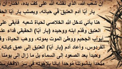 تأمل الأب ربيع الخباز كاهن رعية سيدة النجاة -زيدل يوم الجمعة العظيمة