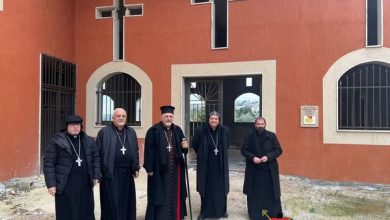 البطريرك يونان يتفقّد مشروع دير سيّدة السلام