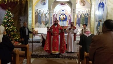 قداس تهنئة العذراء مريم كنيسة سيدة النجاة للسريان الكاثوليك رعية زيدل