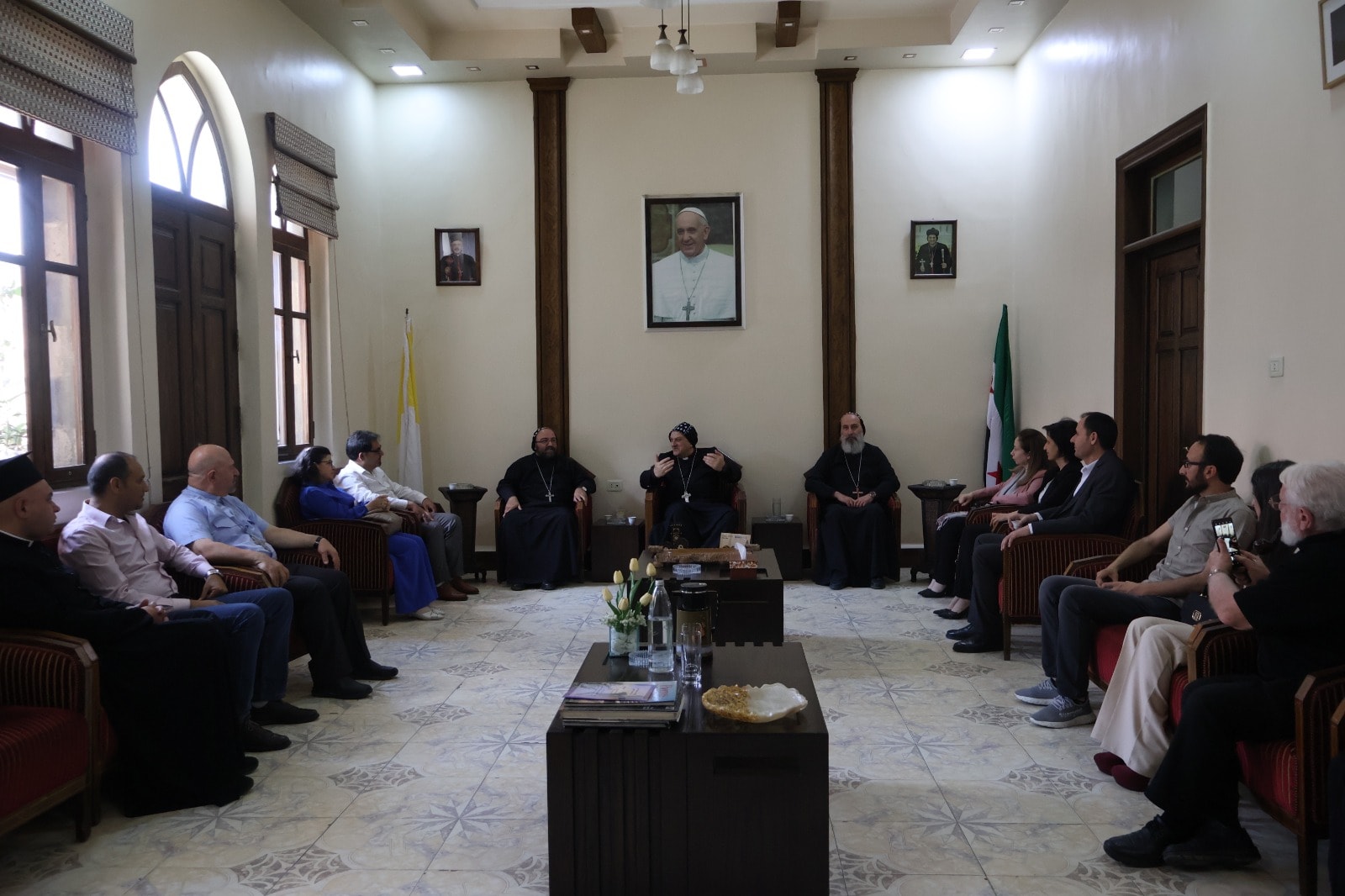 المجلس الاسماعيلي يلتقي بالكنيسة السريانية في حمص
