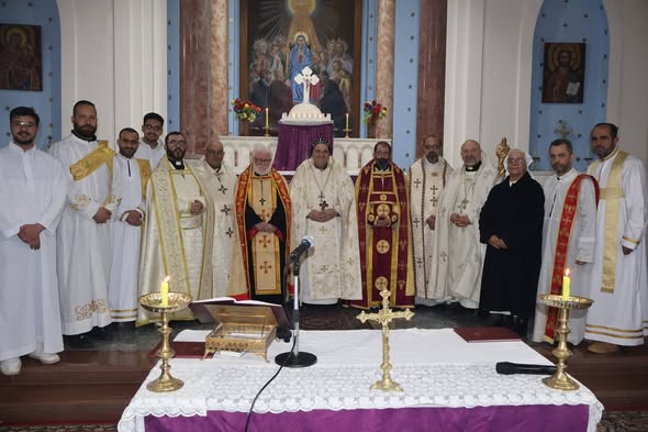 عيد البشارة في مطرانية السريان الكاثوليك بحمص